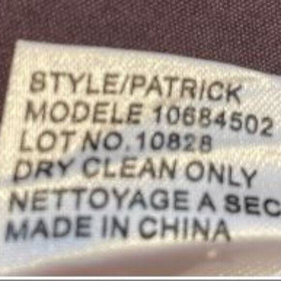 Theory Patrick Men’s Long Sleeve Button Down Dress Shirt Dark Grey Size Large - Picture 6 of 8